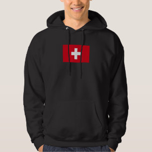 Switzerland Soccer Switzerland Flag Football Hoodie