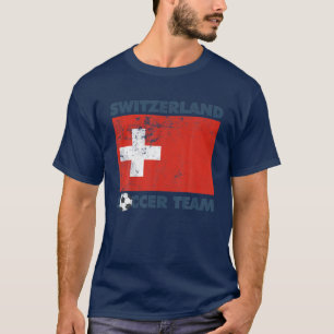 Switzerland Soccer Team Flag 2022 Supporter T-Shirt