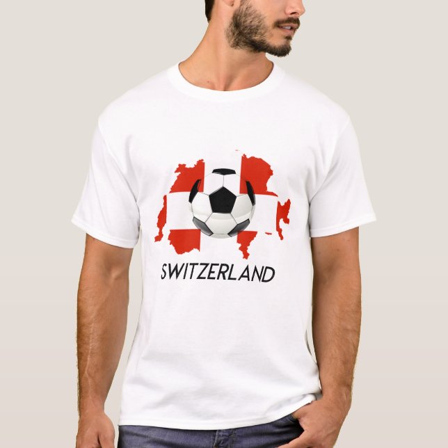 Switzerland soccer Team Supporter T-shirt (Front)