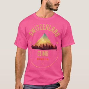 Switzerland Souvenir Apparel - Swiss Hiking T-Shirt