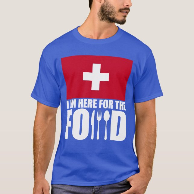 Switzerland souvenir food travel family T-Shirt (Front)