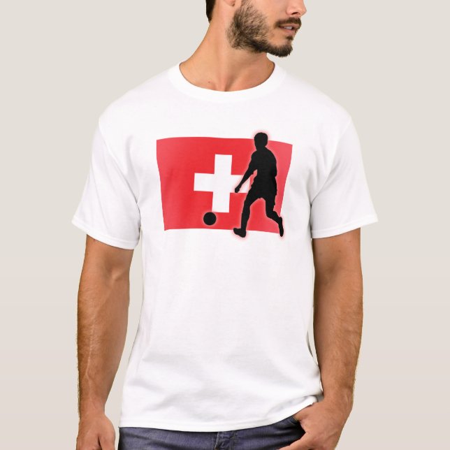 Switzerland Striker  T-Shirt (Front)