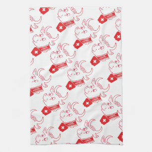 Switzerland - Suisse - Svizzera Dishcloths Tea Towel
