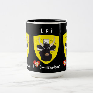 Switzerland Suisse Svizzera italiana Two-Tone Coffee Mug