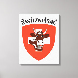 Switzerland Suisse Svizzera Svizra Switzerland Canvas Print
