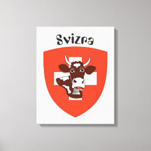 Switzerland Suisse Svizzera Svizra Switzerland Canvas Print