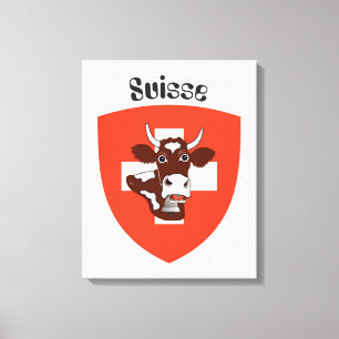 Switzerland Suisse Svizzera Svizra Switzerland Canvas Print