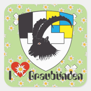 Switzerland Suisse Svizzera Svizra Switzerland Square Sticker
