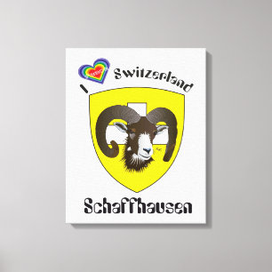 Switzerland Suisse Switzerland Schaffhausen Canvas Print