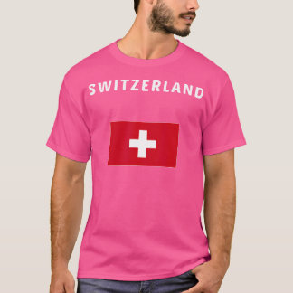 Switzerland Suisse Tee Flag Souvenir Gift Bern