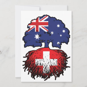 Switzerland Swiss Australian Australia Tree Roots Invitation