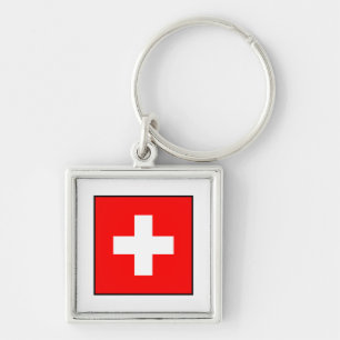 Switzerland - Swiss Flag Key Ring
