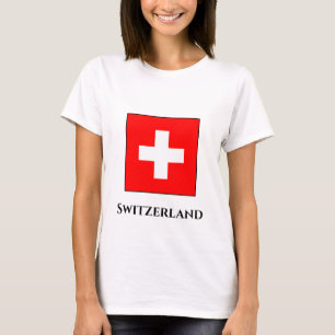 Switzerland (Swiss) Flag T-Shirt