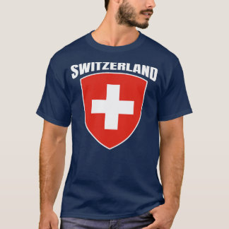 Switzerland Swiss Football Flag Soccer Jersey T-Shirt