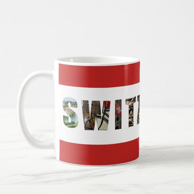Switzerland Swiss Travel Photo Coffee Mug (Left)