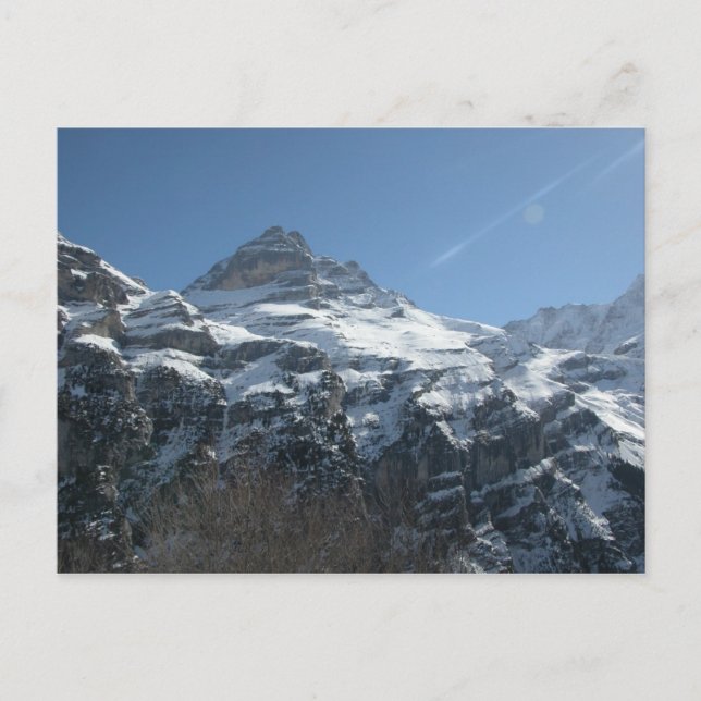 Switzerland, the Eiger from Isolfhuh Postcard (Front)