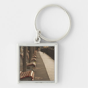 Switzerland, Ticino Canton, Lugano. Lakefront Key Ring