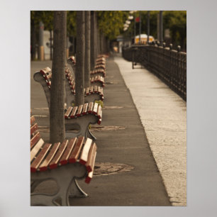 Switzerland, Ticino Canton, Lugano. Lakefront Poster