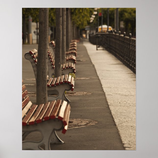 Switzerland, Ticino Canton, Lugano. Lakefront Poster (Front)