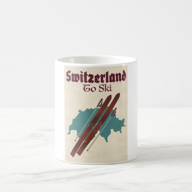 Switzerland To Ski Coffee Mug (Center)