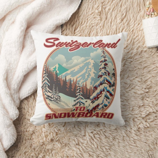 Switzerland to Snowboard Cushion (Blanket)