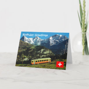 Switzerland, Train to Jungfraujoch Card