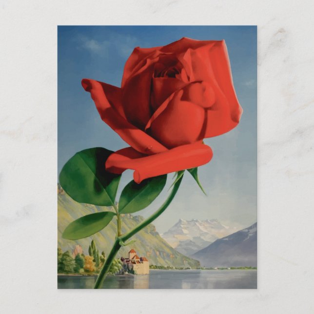 Switzerland Travel Poster Postcard (Front)