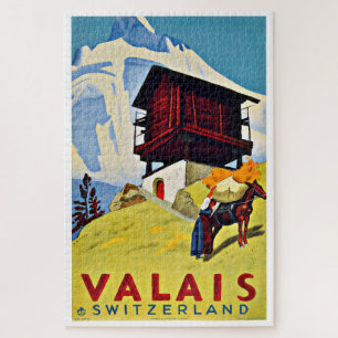Switzerland - Vintage Travel Jigsaw Puzzle