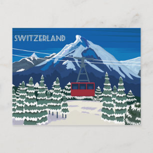 Switzerland Vintage Travel Postcards