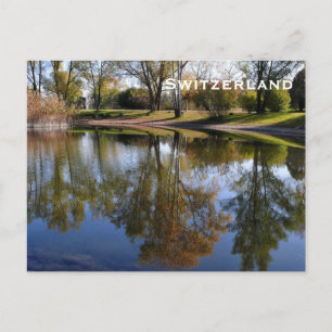 Switzerland Vintage Travel Tourism Add Postcard