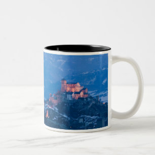SWITZERLAND, Wallis/Valais, SION: Basilique de Two-Tone Coffee Mug