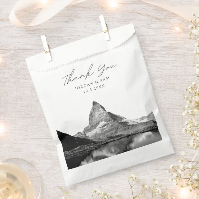Switzerland Wedding Favour Photo Thank You Favour Bags (Clipped)