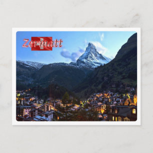 Switzerland - Zermatt - Postcard