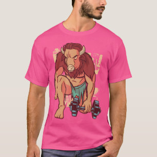 Swole Buffalo Bull Bodybuilding Gym Fitness T-Shirt