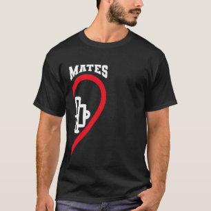 Swole Mates Cute Workout Matching Couples Valentin T-Shirt