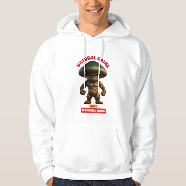 Swole Shroom  Hoodie (Front)