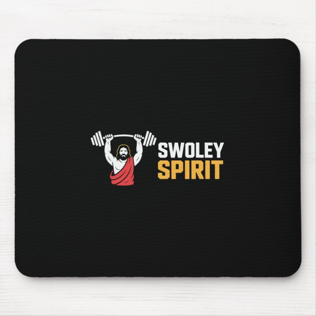Swoley Spirit Bodybuilding Workout Faith --  Mouse Mat (Front)