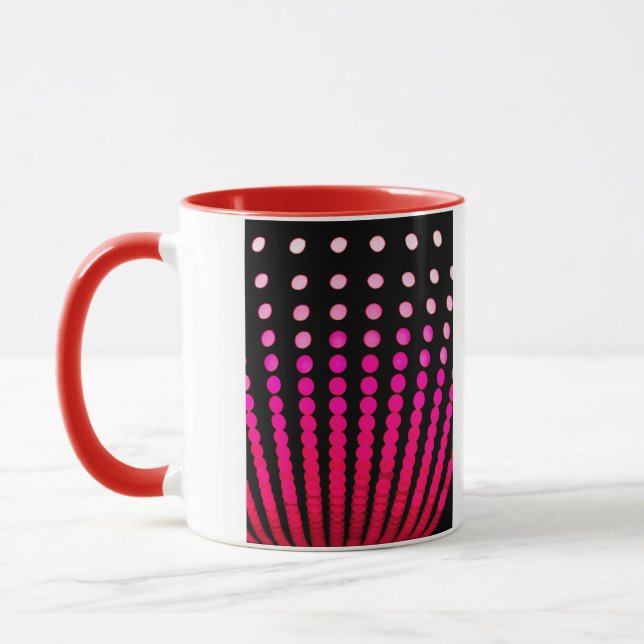 swooped dots mug (Left)