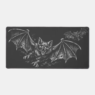 Swooping Bat - by BurnsInHell Desk Mat