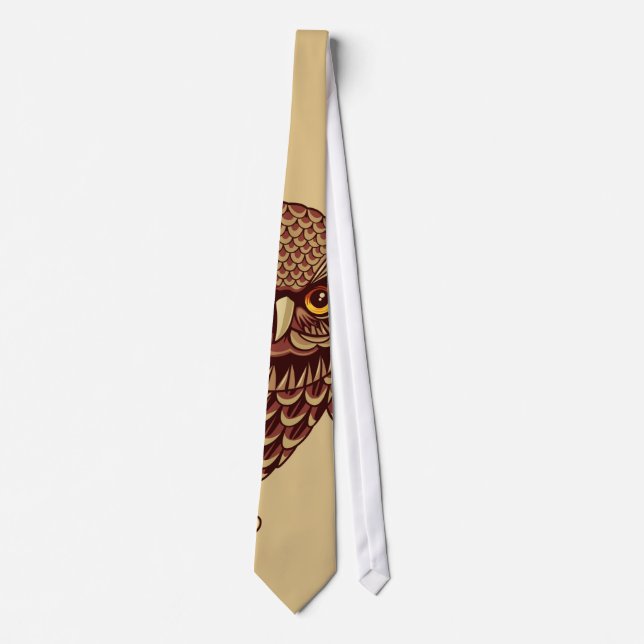 Swooping Owl Tie (Front)