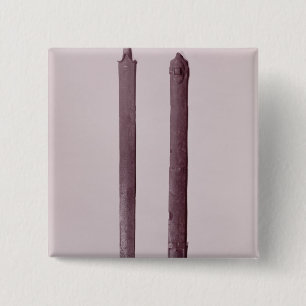 Sword and Scabbard 15 Cm Square Badge