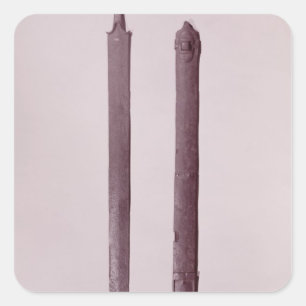 Sword and Scabbard Square Sticker