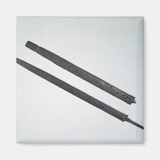 Sword and sheath, from La Tene, Switzerland Magnet (Front)