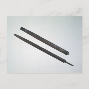 Sword and sheath, from La Tene, Switzerland Postcard