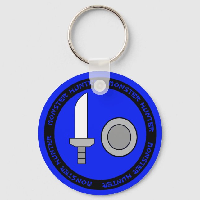 Sword And Shield Emblem Key Chain (Front)