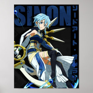 Sword Art Online  Asada Shino  Sinon Poster