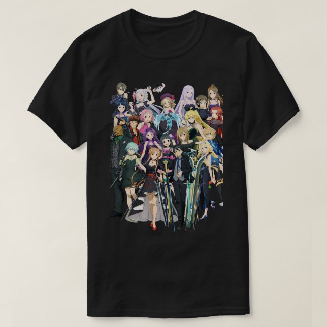 Sword Art Online  Series T-Shirt (Design Front)