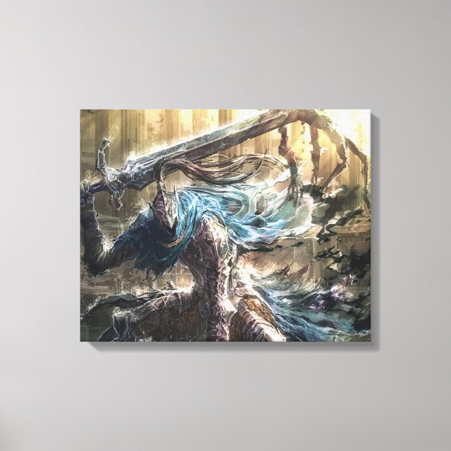 Sword art Premium Wrapped Canvas (Gloss) (Front)