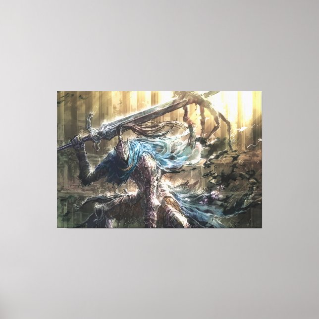 Sword art Premium Wrapped Canvas (Gloss) (Front)