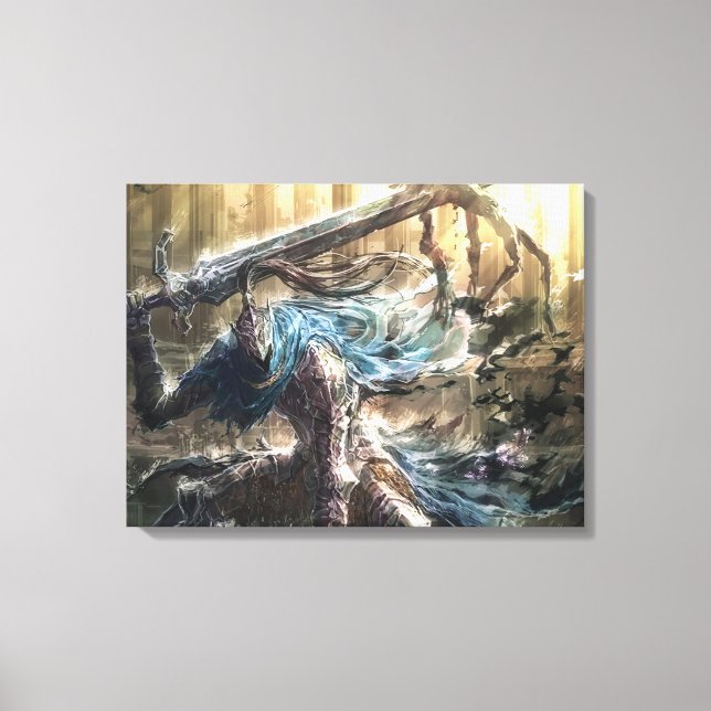 Sword art Premium Wrapped Canvas (Gloss) (Front)
